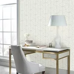 York Wallcoverings Fern Tile - Light Grey Wallpaper | Buy Online York Wallcoverings Fern Tile wallpaper, color Light Grey, SKU TL1945