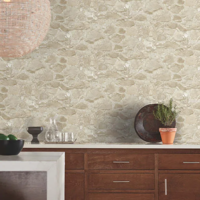 York Wallcoverings Field Stone - Beige Wallpaper | Buy Online York Wallcoverings Field Stone wallpaper, color Beige, SKU MN1803