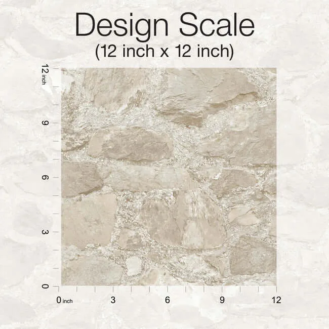 York Wallcoverings Field Stone - Beige Wallpaper | Buy Online York Wallcoverings Field Stone wallpaper, color Beige, SKU MN1803