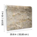 York Wallcoverings Field Stone - Tan & Grey Wallpaper | Buy Online York Wallcoverings Field Stone wallpaper, color Tan & Grey, SKU PA130904LW