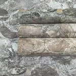 York Wallcoverings Field Stone wallpaper, color Grey, SKU MN1802