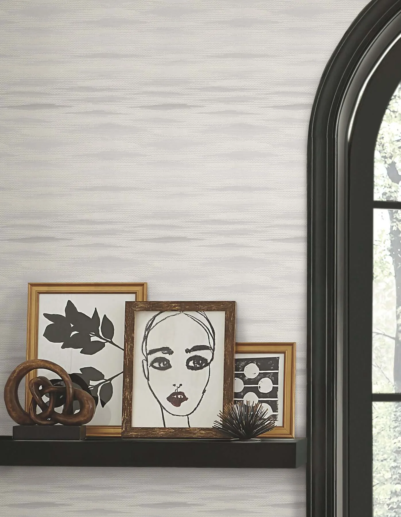 York Wallcoverings Fireworks wallpaper, color Warm Grey, SKU PSW1647RL