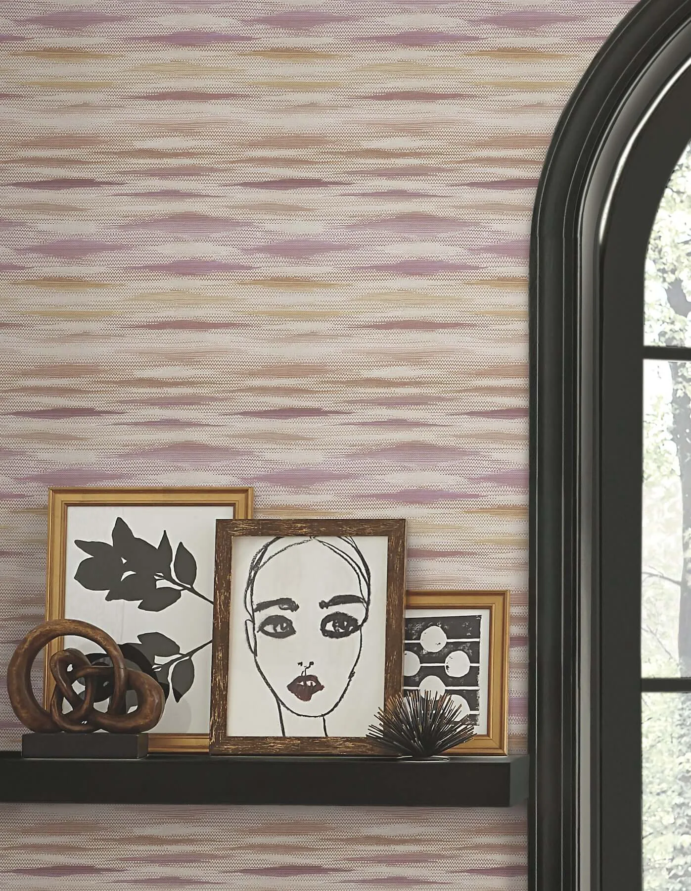 York Wallcoverings Fireworks wallpaper, color Mauve, SKU PSW1648RL