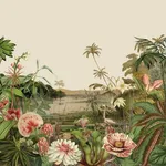 York Wallcoverings Floating Gardens - Green Wallpaper | Buy Online York Wallcoverings Floating Gardens wallpaper, color Green, SKU MU0262M