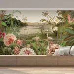 York Wallcoverings Floating Gardens - Grey Wallpaper | Buy Online York Wallcoverings Floating Gardens wallpaper, color Grey, SKU MU0263M