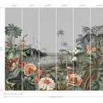 York Wallcoverings Floating Gardens - Grey Wallpaper | Buy Online York Wallcoverings Floating Gardens wallpaper, color Grey, SKU MU0263M