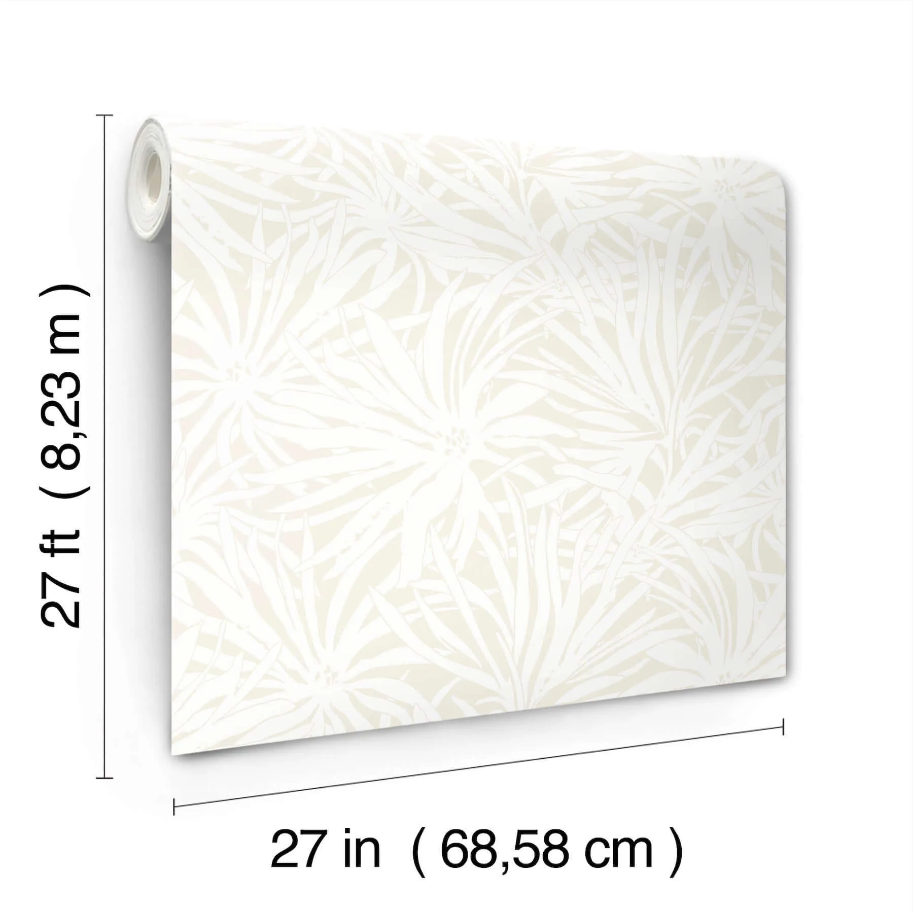 York Wallcoverings Floral Canopy - Cream Wallpaper | Buy Online York Wallcoverings Floral Canopy wallpaper, color Cream, SKU GN2573