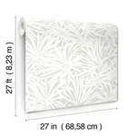 York Wallcoverings Floral Canopy - Grey Wallpaper | Buy Online York Wallcoverings Floral Canopy wallpaper, color Grey, SKU GN2572