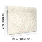 York Wallcoverings Floral Canopy wallpaper, color Linen, SKU GN2571