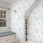York Wallcoverings Floral Dreams wallpaper, color Mineral Green, SKU PSW1531RL