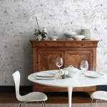 York Wallcoverings Floral Dreams - Grey Wallpaper | Buy Online York Wallcoverings Floral Dreams wallpaper, color Grey, SKU CL2520