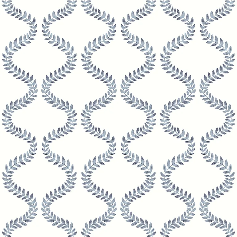 York Wallcoverings Florentine wallpaper, color Blue, SKU PSW1573RL