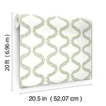 York Wallcoverings Florentine - Green Wallpaper | Buy Online York Wallcoverings Florentine wallpaper, color Green, SKU PSW1574RL