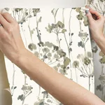 York Wallcoverings Flourish - Neutral Wallpaper | Buy Online York Wallcoverings Flourish wallpaper, color Neutral, SKU PSW1097RL