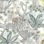 York Wallcoverings Flowering Desert wallpaper, color Black, SKU ON1611