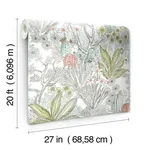 York Wallcoverings Flowering Desert - Grey Wallpaper | Buy Online York Wallcoverings Flowering Desert wallpaper, color Grey, SKU PSW1213RL