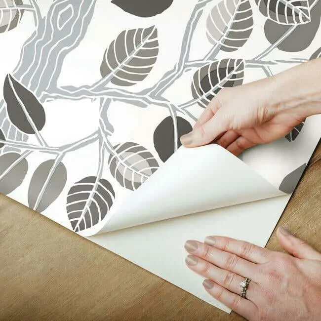York Wallcoverings Forest Leaves - Neutral Wallpaper | Buy Online York Wallcoverings Forest Leaves wallpaper, color Neutral, SKU PSW1210RL