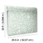 York Wallcoverings Magnolia Home Fox & Hare - Green Wallpaper | Buy Online York Wallcoverings Magnolia Home Fox & Hare wallpaper, color Green, SKU PSW1167RL