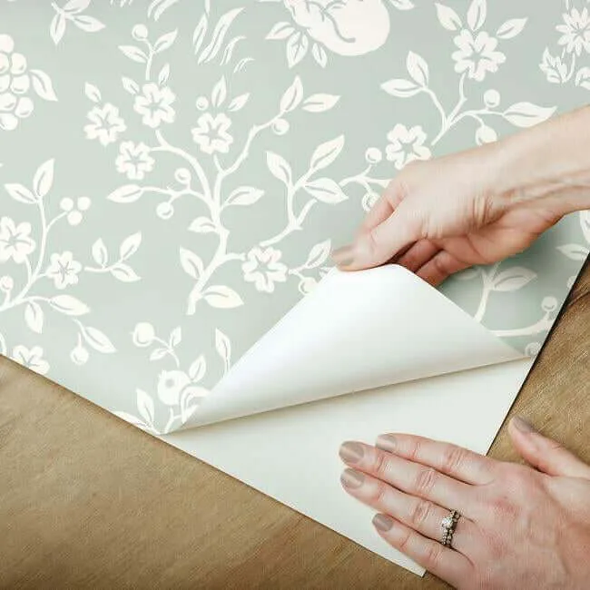 York Wallcoverings Magnolia Home Fox & Hare - Green Wallpaper | Buy Online York Wallcoverings Magnolia Home Fox & Hare wallpaper, color Green, SKU PSW1167RL