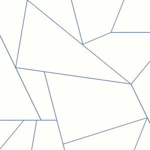 York Wallcoverings Factured Prism wallpaper, color White & Blue, SKU PSW1234RL