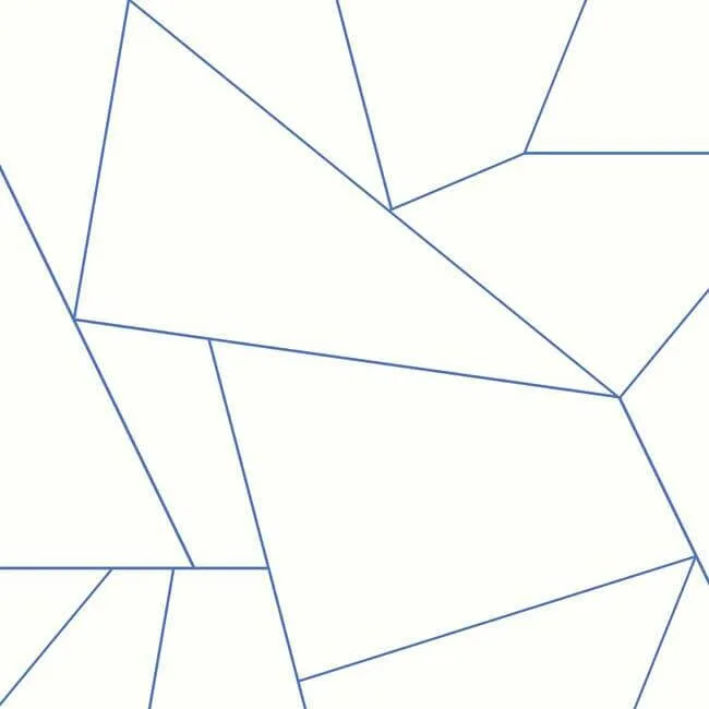 York Wallcoverings Factured Prism wallpaper, color White & Blue, SKU PSW1234RL