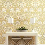 York Wallcoverings French Artichoke Dam wallpaper, color Yellow, SKU DM4953
