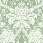 York Wallcoverings French Artichoke Dam - Green Wallpaper | Buy Online York Wallcoverings French Artichoke Dam wallpaper, color Green, SKU DM4954