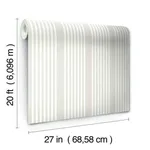 York Wallcoverings French Linen Stripe wallpaper, color Off White, SKU PSW1134RL
