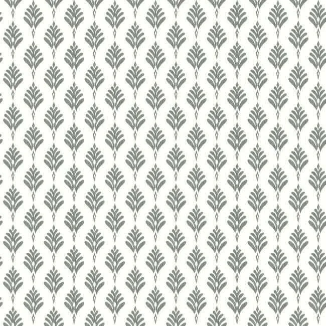 York Wallcoverings French Scallop wallpaper, color Grey, SKU CV4457
