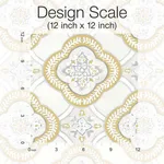 York Wallcoverings Garden Trellis wallpaper, color Ochre, SKU GO8215