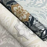 York Wallcoverings Gatsby Damask - Blue Wallpaper | Buy Online York Wallcoverings Gatsby Damask wallpaper, color Blue, SKU DM4991