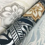 York Wallcoverings Gatsby Damask - Blue Wallpaper | Buy Online York Wallcoverings Gatsby Damask wallpaper, color Blue, SKU DM4991