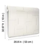 York Wallcoverings Geo Block Weave wallpaper, color Ivory, SKU SI24906