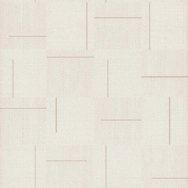 York Wallcoverings Geo Block Weave wallpaper, color Linen, SKU SI24900