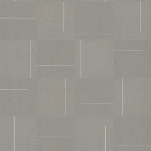 York Wallcoverings Geo Block Weave wallpaper, color Taupe, SKU SI24903