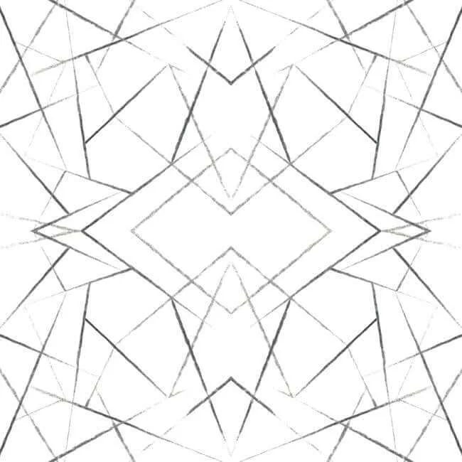 York Wallcoverings Geo Diamond wallpaper, color Black, SKU UC3847