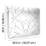 York Wallcoverings Geo Diamond - Black Wallpaper | Buy Online York Wallcoverings Geo Diamond wallpaper, color Black, SKU UC3847