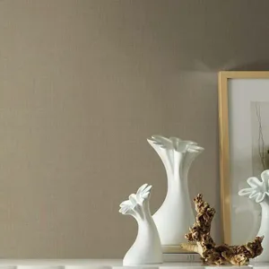 York Wallcoverings Gesso Weave wallpaper, color Brown, SKU 5983