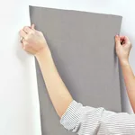 York Wallcoverings Gesso Weave wallpaper, color Grey, SKU 5953