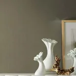 York Wallcoverings Gesso Weave - Moss Green Metallic Wallpaper | Buy Online York Wallcoverings Gesso Weave wallpaper, color Moss Green Metallic, SKU 5954