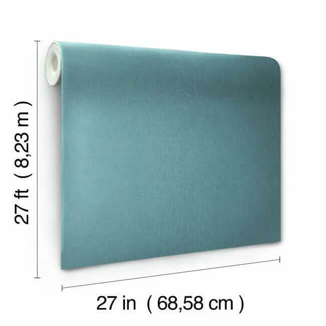 York Wallcoverings Gesso Weave - Teal Wallpaper | Buy Online York Wallcoverings Gesso Weave wallpaper, color Teal, SKU 5956