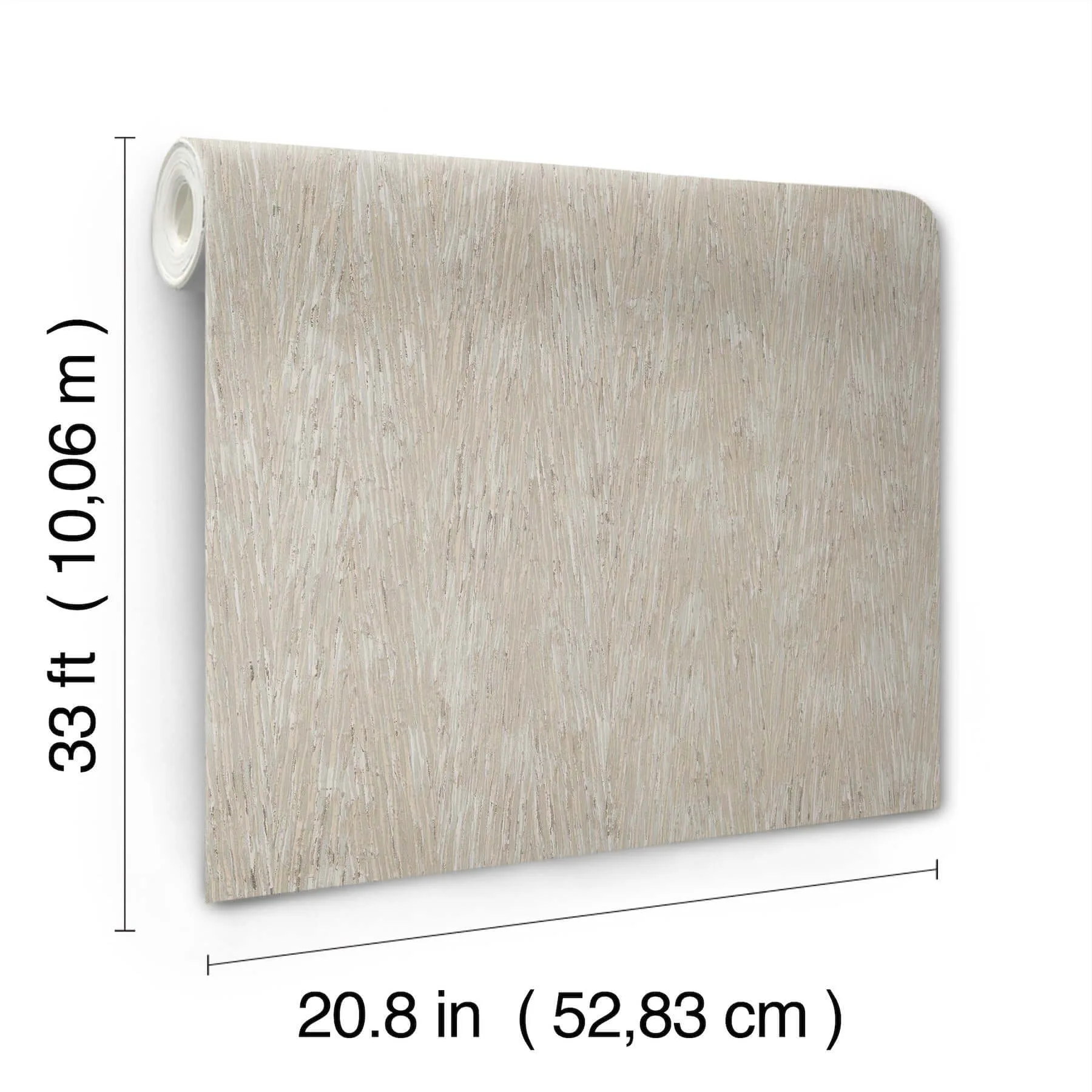 York Wallcoverings Gilded Plume - Warm Grey Wallpaper | Buy Online York Wallcoverings Gilded Plume wallpaper, color Warm Grey, SKU FM1003