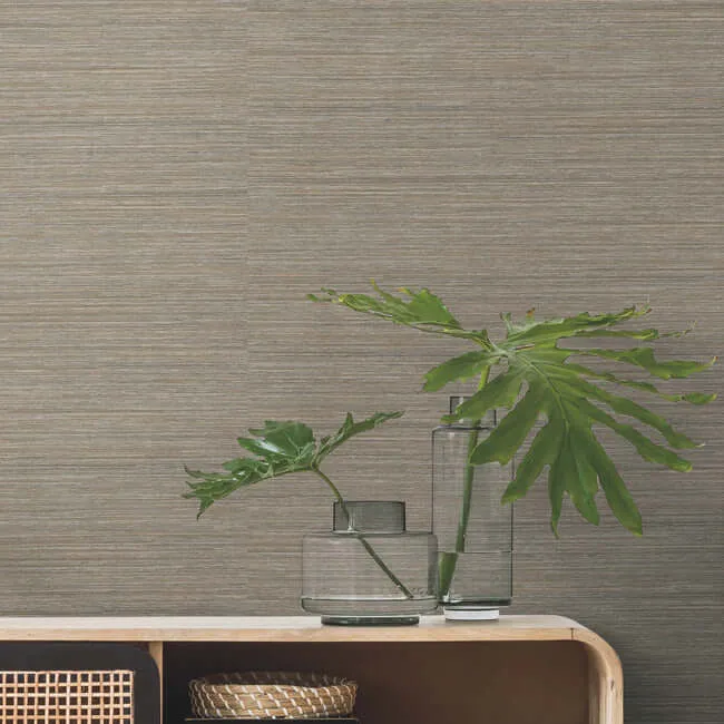 York Wallcoverings Trousseau wallpaper, color Gold Taupe, SKU 200-05