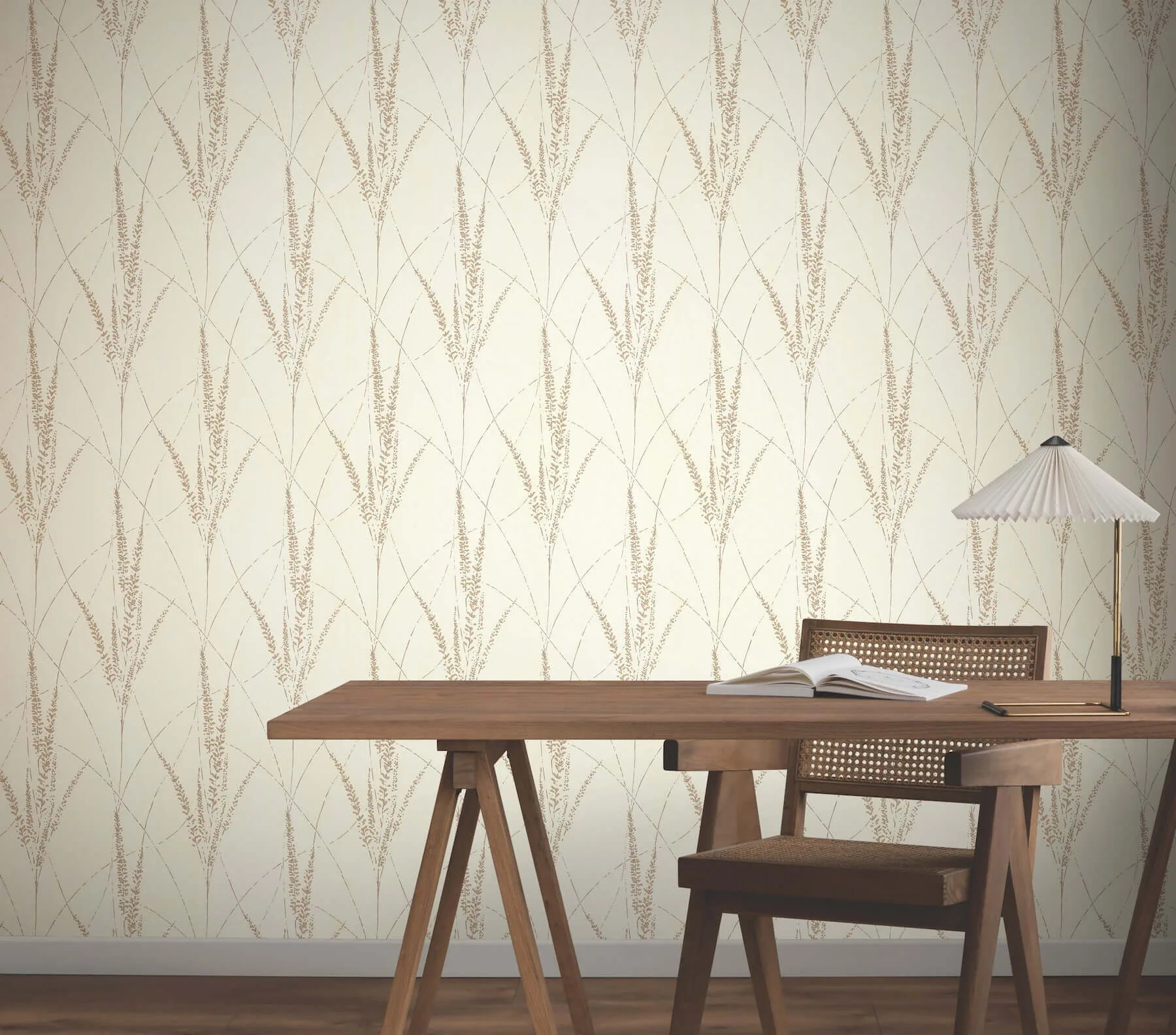 York Wallcoverings Graceful Willow - Cotton Wallpaper | Buy Online York Wallcoverings Graceful Willow wallpaper, color Cotton, SKU GN2645