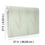 York Wallcoverings Graceful Willow wallpaper, color Lagoon, SKU GN2643