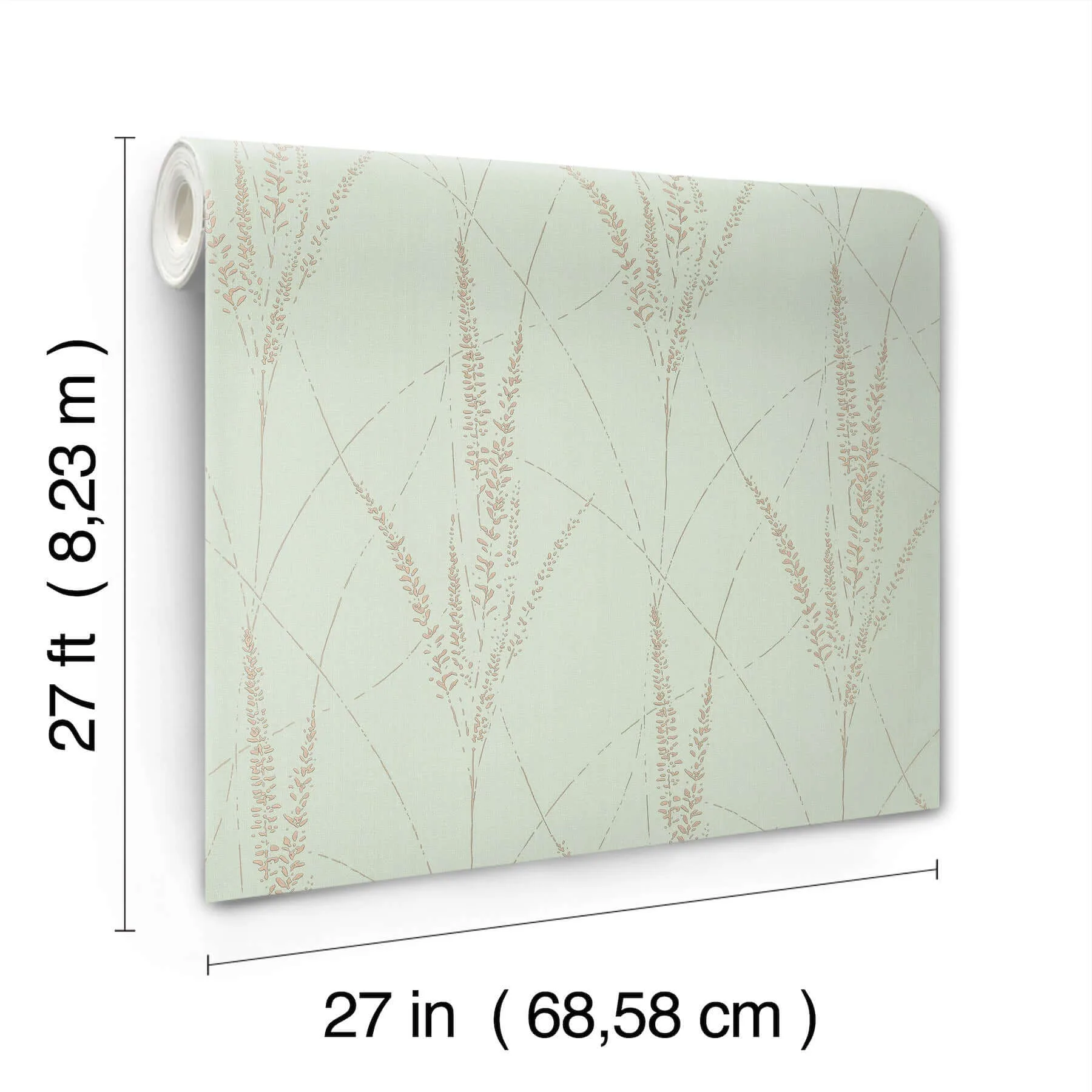 York Wallcoverings Graceful Willow wallpaper, color Lagoon, SKU GN2643