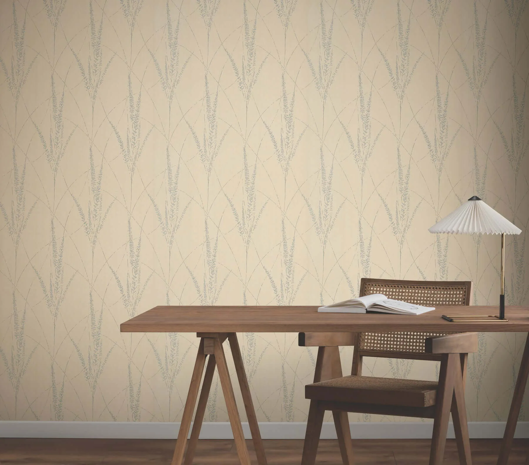 York Wallcoverings Graceful Willow - Putty Wallpaper | Buy Online York Wallcoverings Graceful Willow wallpaper, color Putty, SKU GN2641