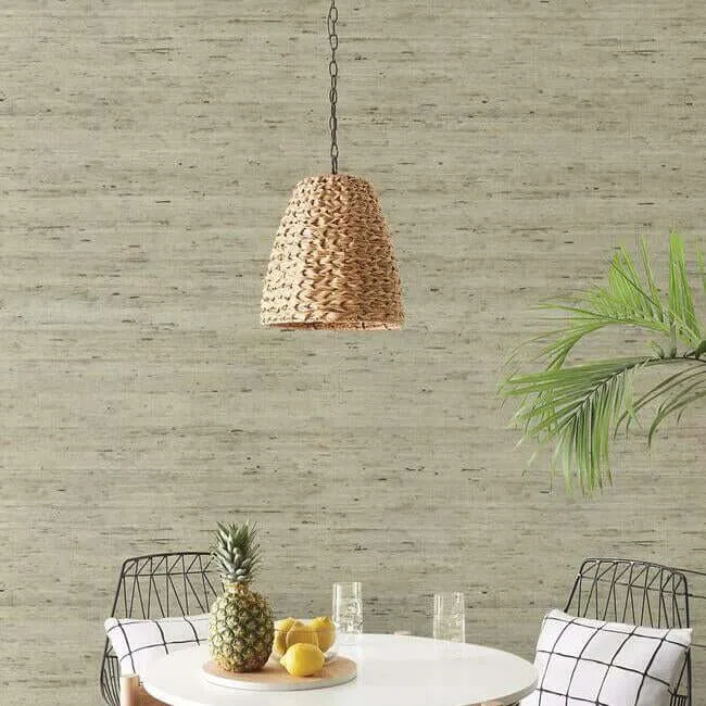 York Wallcoverings Grasscloth wallpaper, color Blue, SKU CP9348