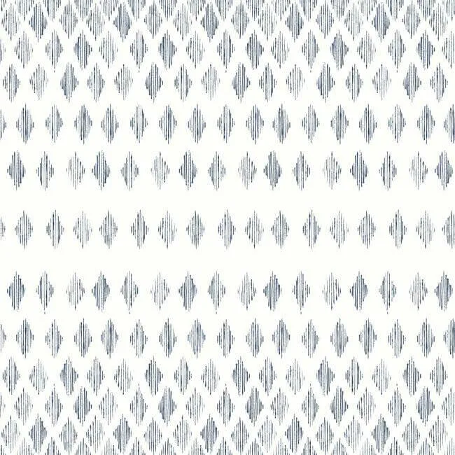 York Wallcoverings Diamond Ombre wallpaper, color Navy & White, SKU FH4042