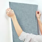 York Wallcoverings Gunny Sack Texture - Blue Wallpaper | Buy Online York Wallcoverings Gunny Sack Texture wallpaper, color Blue, SKU 5554